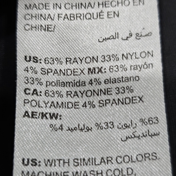 Chico’s Slim Stretch Ankle Pull On Pants in Dark Gray Size 0) U.S. Size 4 - Picture 8 of 8